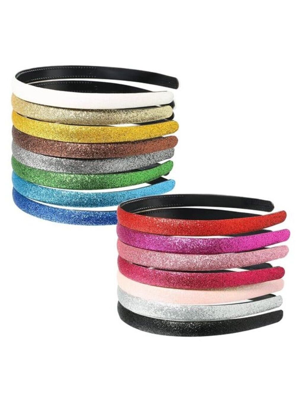 Girls Toddler Headbands 15 Colors Sparkle Glitter No Slip Hairbands Kids Headban